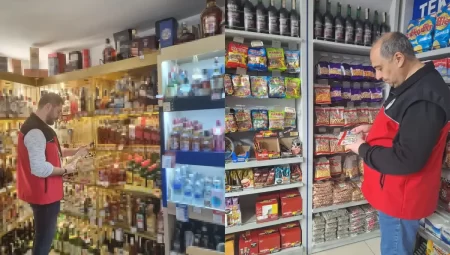 Bolu’da Yılbaşı Öncesinde Sahte Alkol ve Gıda Ürünlerine Karşı Yoğun Denetim