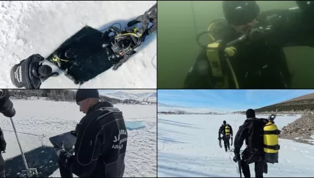 🧊 Erzurum’da Soğuk Su Altında Cesur Bir Eğitim!