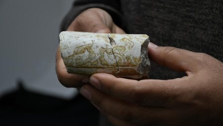 Batman Hasankeyf’te 800 Yıllık Seramik Kap Parçası Keşfi: Anadolu Parsı Figürü Bulundu