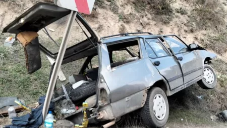 Bolu’da Feci Kaza: Kontrolden Çıkan Araç Şarampole Uçtu!
