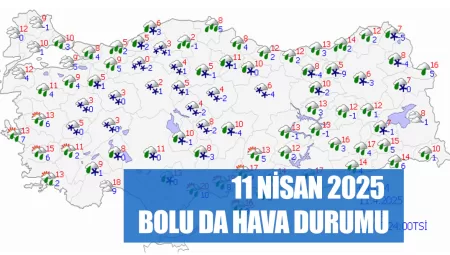 Bolu’da 11 Nisan’da Gökyüzü Sürprizi: Bahar mı Geldi, Sis mi Çöktü?